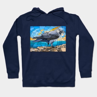 Jackdaw In Glass Hoodie